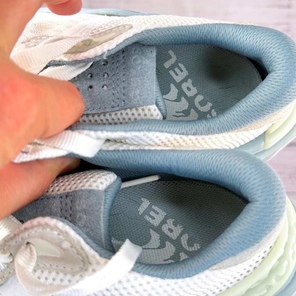 Sorel Kinetic Impact Lace Sneakers Sea Salt Sage Green NL4700-125 Womens 7.5 - Picture 6 of 8